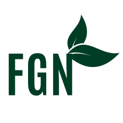 FGN Logo with leaf showing something flourishing